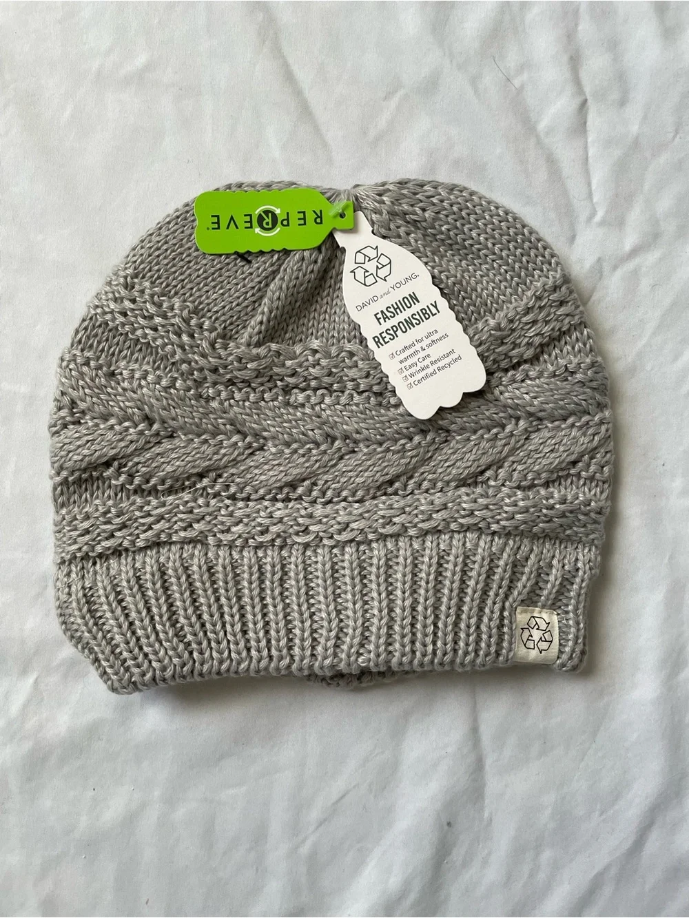 Plaid Scarf and Cozy Beanie Hat Fall Matching Set Brand New David & Young